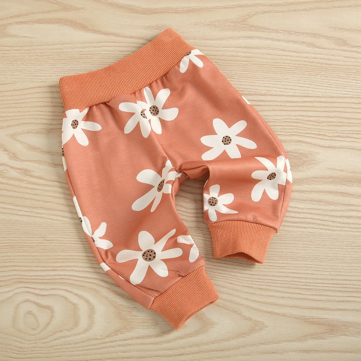 Flower Sweatshirt Set