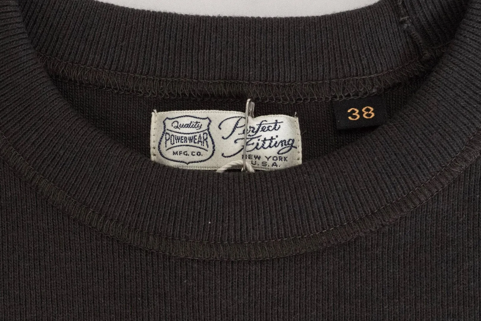 Freewheelers "Crew Neck Type" L/S Underwear (Jet Black)