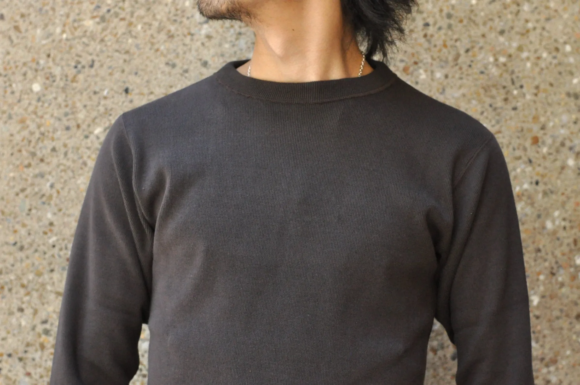 Freewheelers "Crew Neck Type" L/S Underwear (Jet Black)