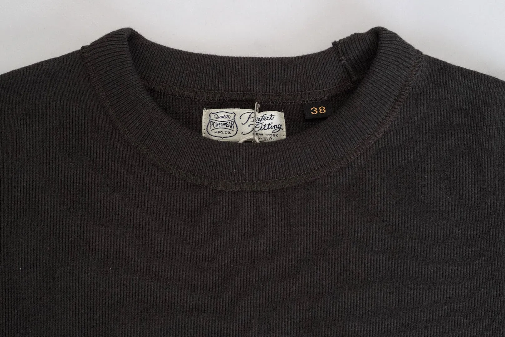 Freewheelers "Crew Neck Type" L/S Underwear (Jet Black)
