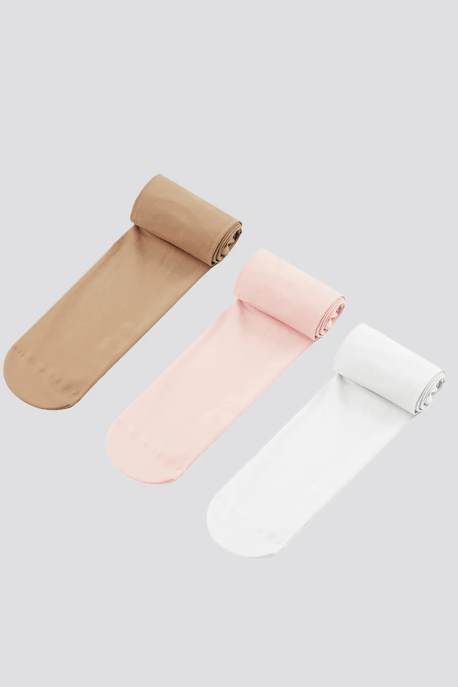 Girls Ultra Soft Footed Dance Tights 3-pack
