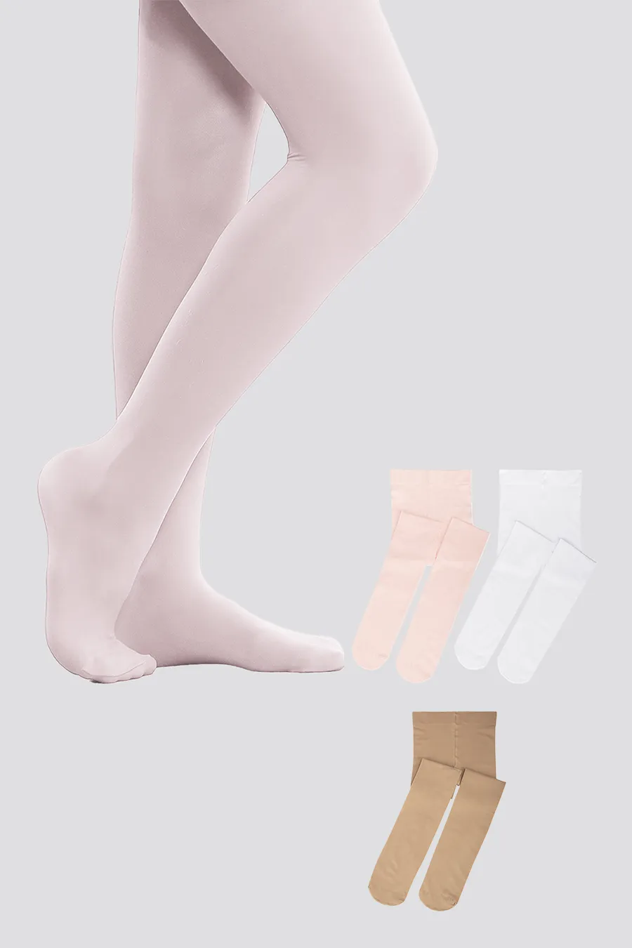 Girls Ultra Soft Footed Dance Tights 3-pack
