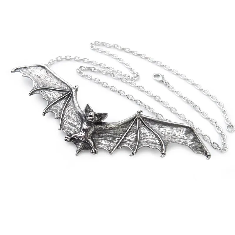 Gothic Bat Necklace by Alchemy of England