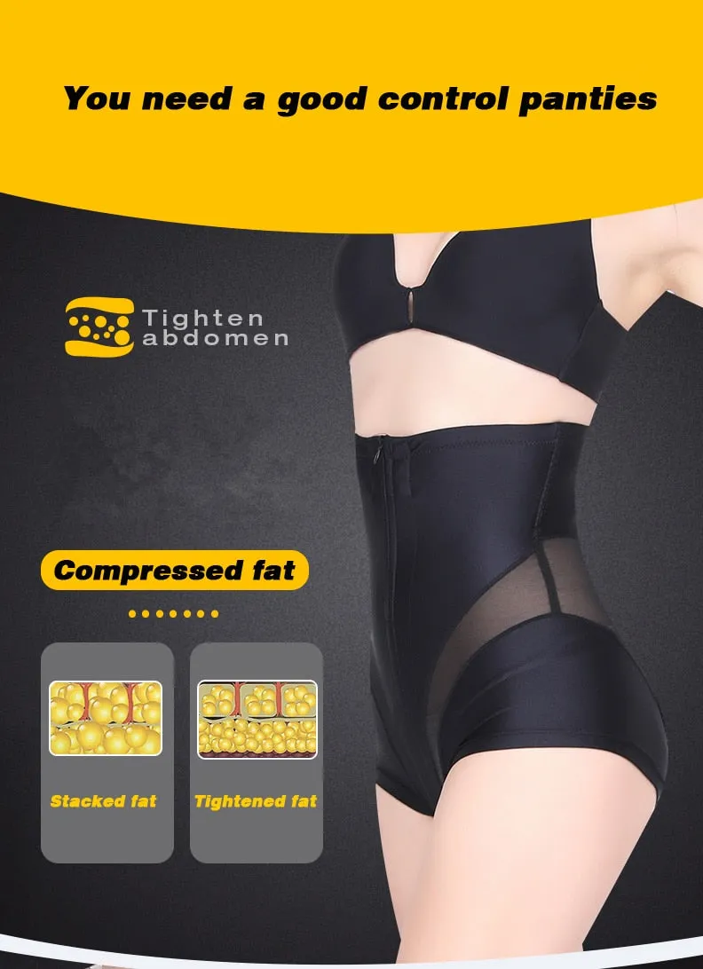High Waist Shaping Panties Tummy Control Body Shaper Underwear Butt Lifter Seamless Panty Shape Wear