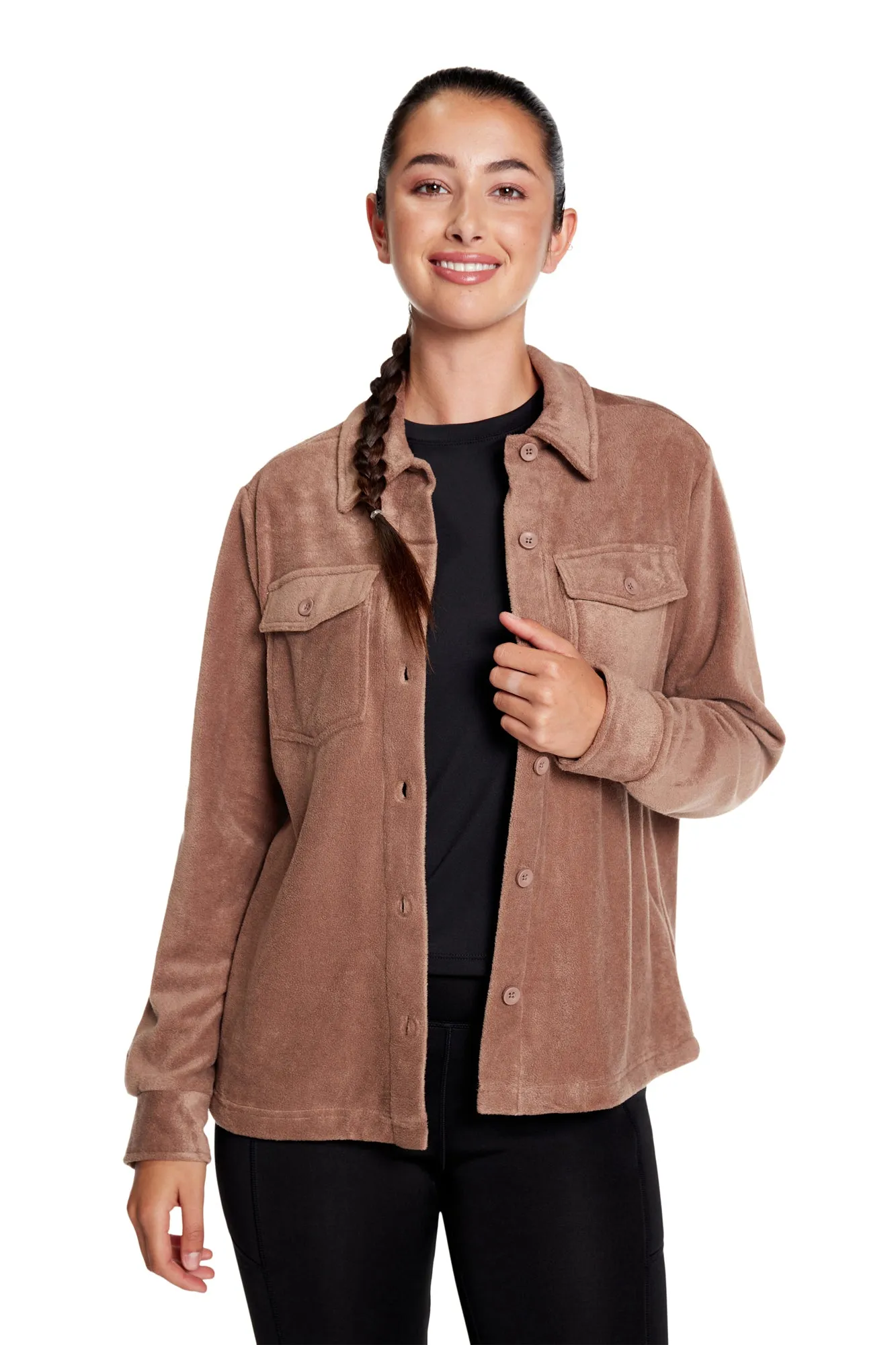 Jasper Polar Plush Fleece Shacket