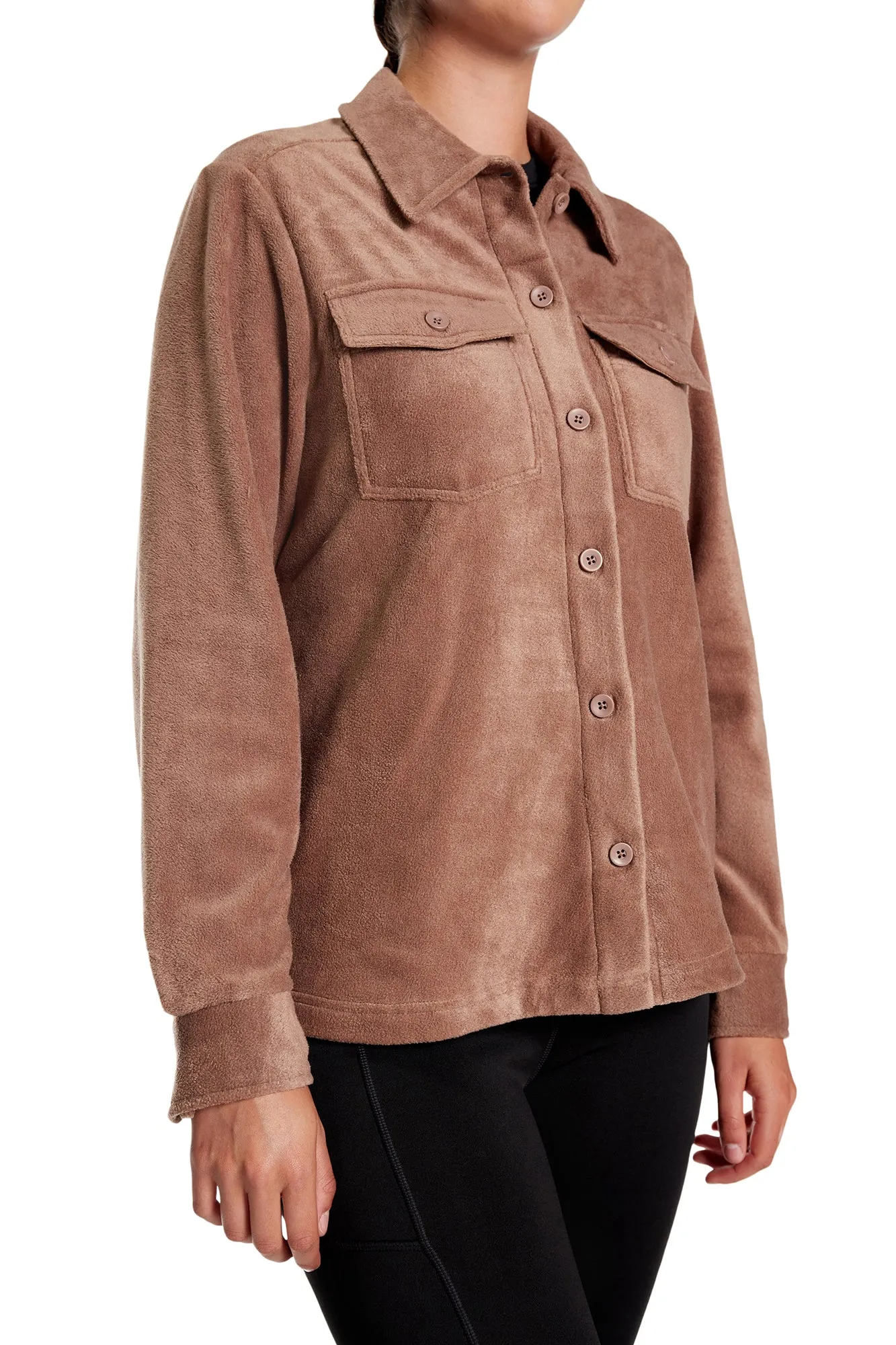 Jasper Polar Plush Fleece Shacket