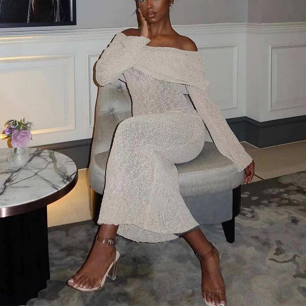 Knitted Maxi Dress: Your New Favorite Cozy Outfit!