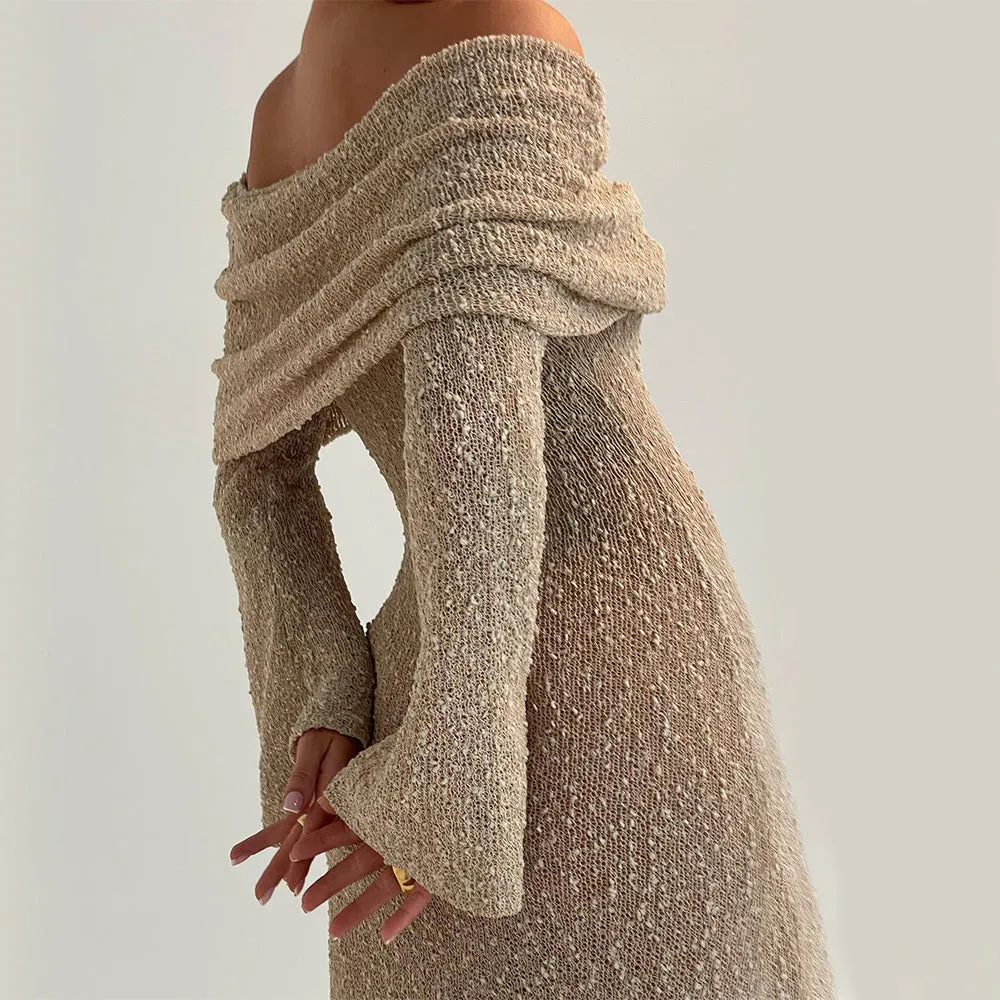 Knitted Maxi Dress: Your New Favorite Cozy Outfit!