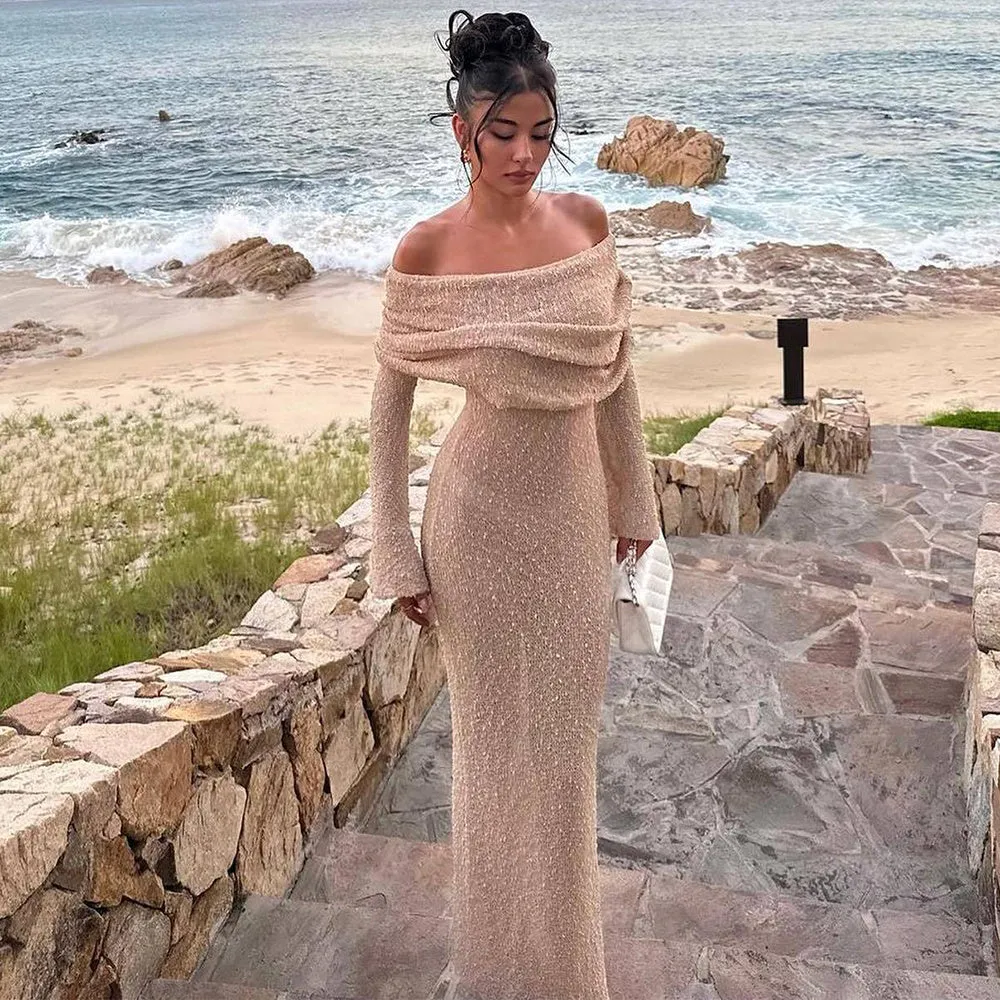 Knitted Maxi Dress: Your New Favorite Cozy Outfit!