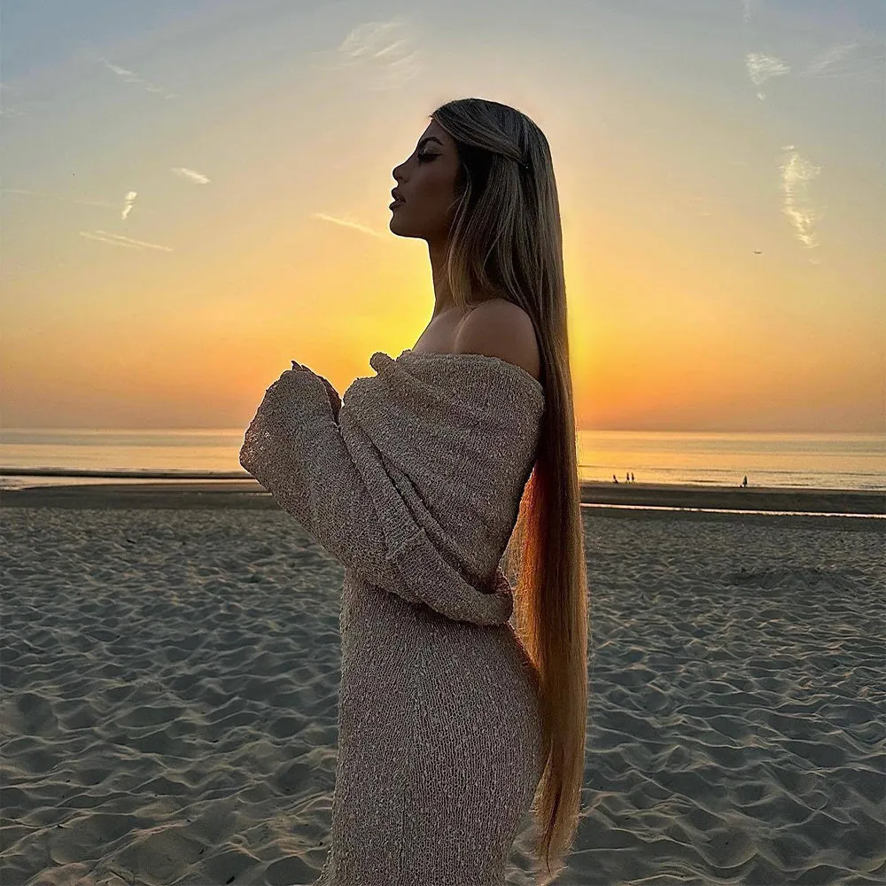 Knitted Maxi Dress: Your New Favorite Cozy Outfit!