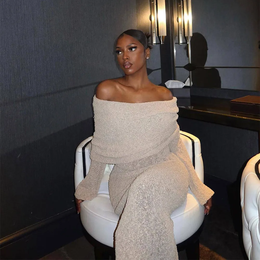 Knitted Maxi Dress: Your New Favorite Cozy Outfit!