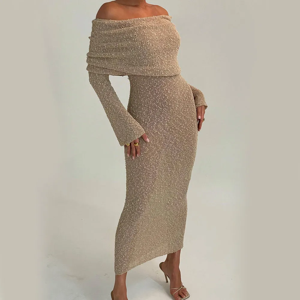 Knitted Maxi Dress: Your New Favorite Cozy Outfit!
