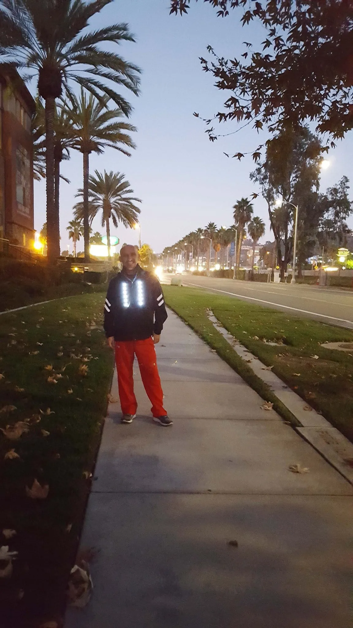 KwikSafety RACER Unisex LED Sportswear Windbreaker Safety Jacket - Model No.: KS5507