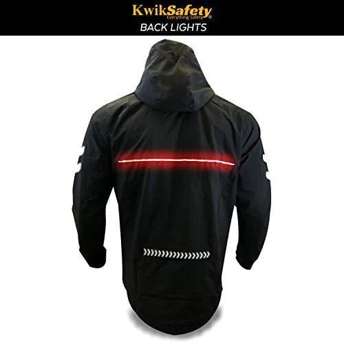 KwikSafety RACER Unisex LED Sportswear Windbreaker Safety Jacket - Model No.: KS5507