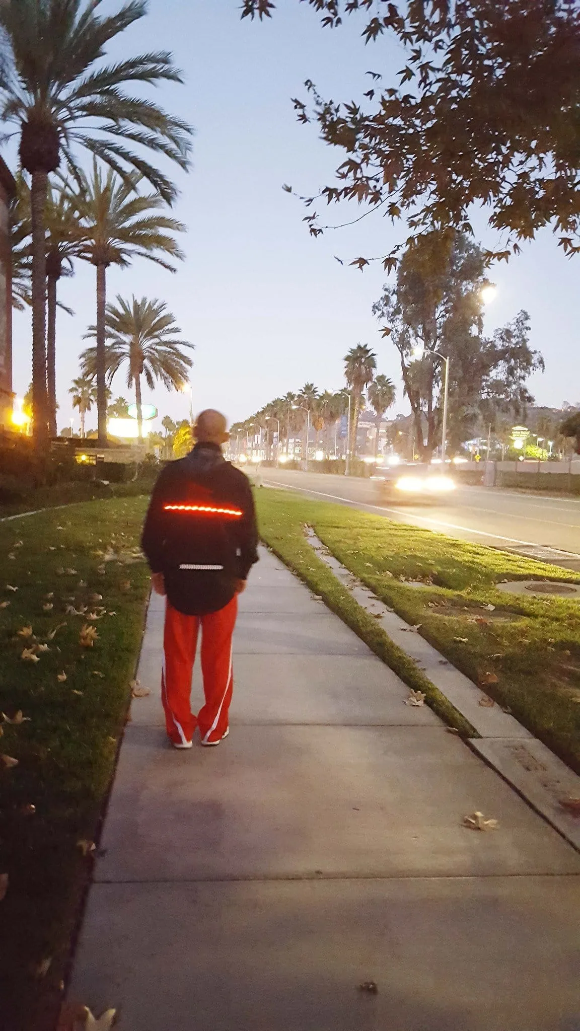 KwikSafety RACER Unisex LED Sportswear Windbreaker Safety Jacket - Model No.: KS5507