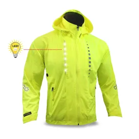 KwikSafety RACER Unisex LED Sportswear Windbreaker Safety Jacket - Model No.: KS5507