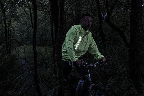 KwikSafety RACER Unisex LED Sportswear Windbreaker Safety Jacket - Model No.: KS5507