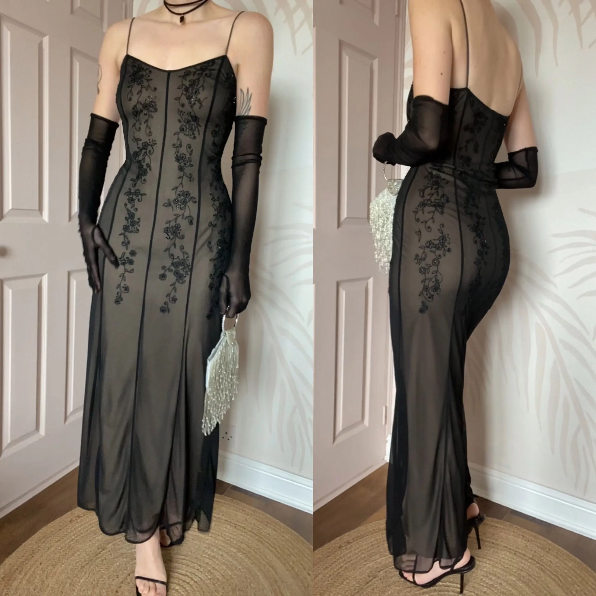 Laundry lace stretch slip dress UK 10