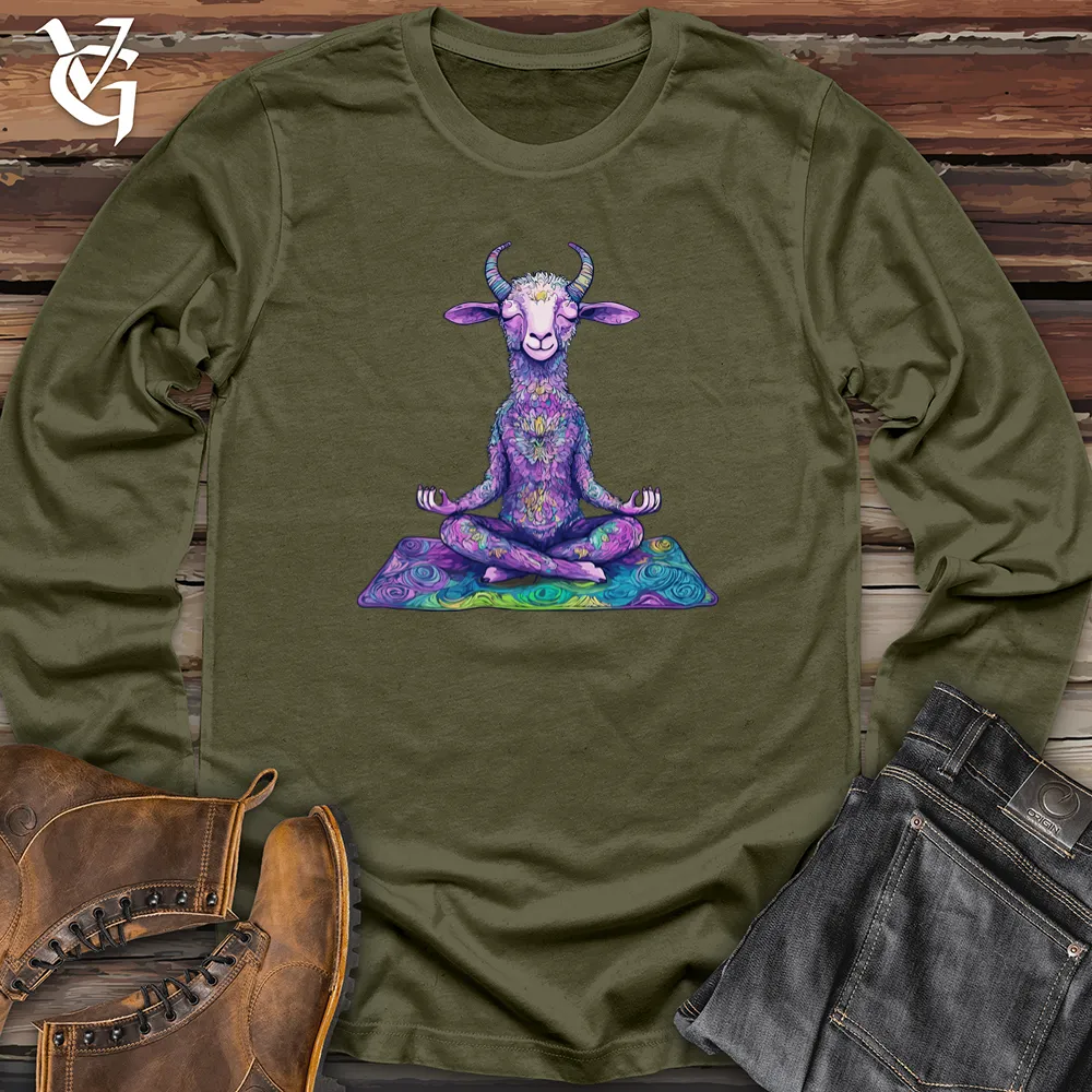 Llama Yoga Pose  Long Sleeve