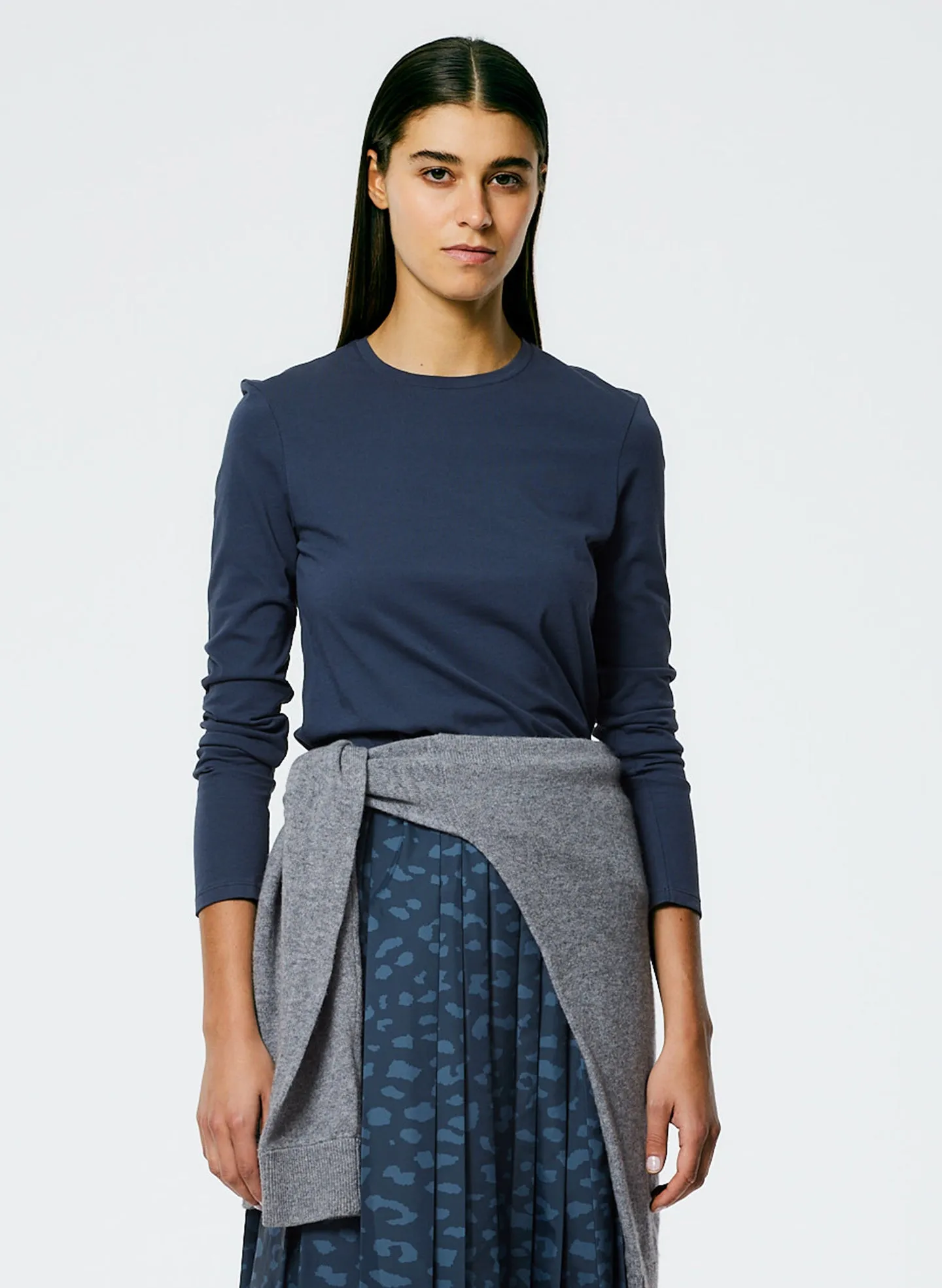 Long Sleeve Fitted T-Shirt