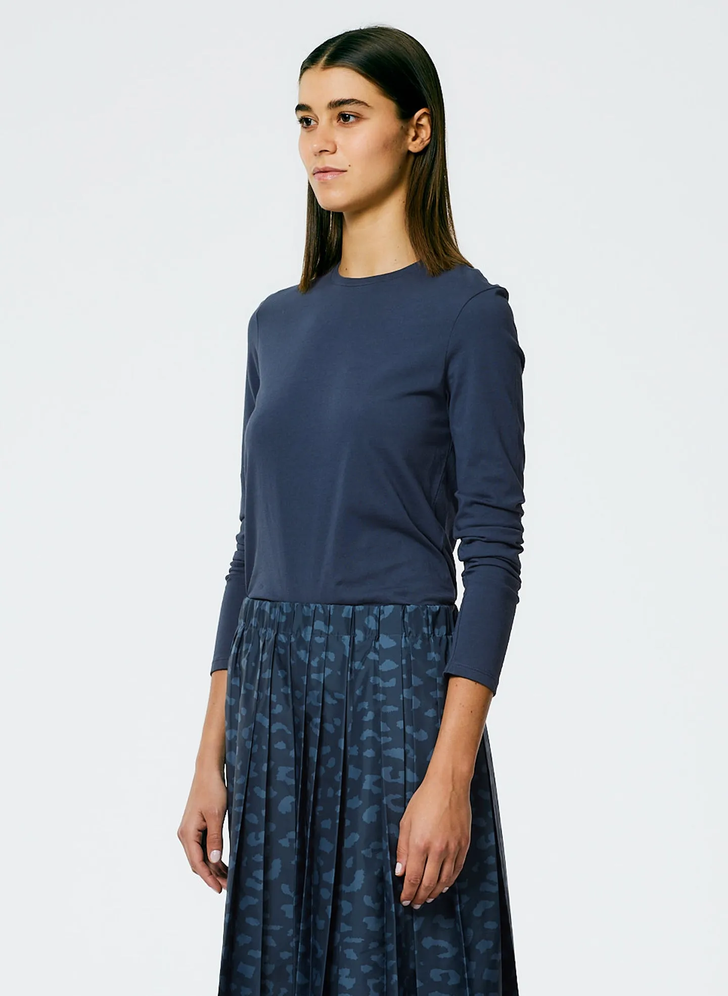 Long Sleeve Fitted T-Shirt