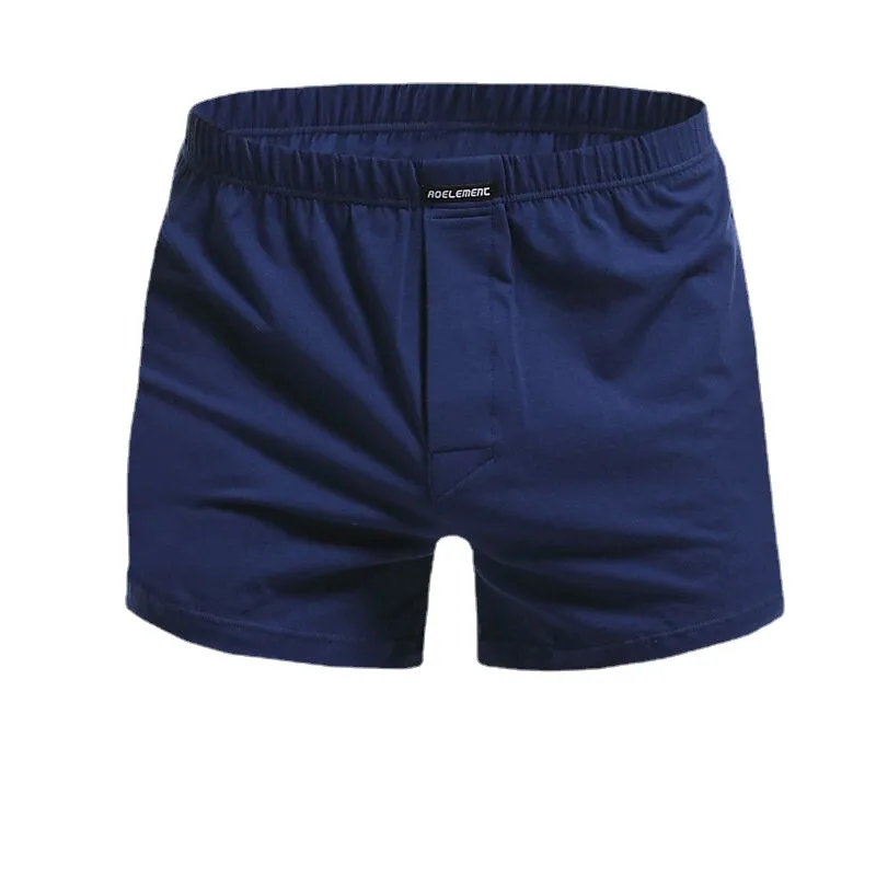 Men's Casual Cotton Boxers - Arrow Print Loose Home Shorts Underwear
