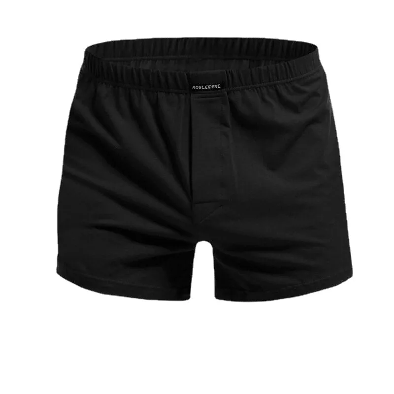 Men's Casual Cotton Boxers - Arrow Print Loose Home Shorts Underwear