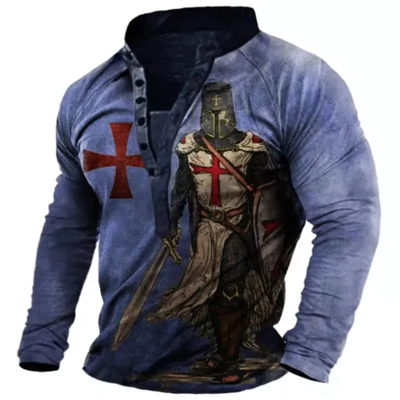 Men's Long Sleeve Vintage T-Shirt