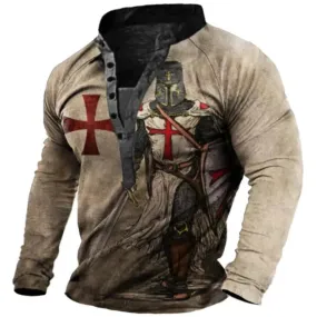 Men's Long Sleeve Vintage T-Shirt