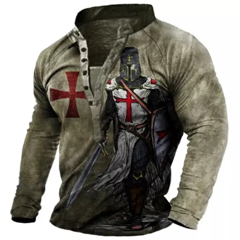 Men's Long Sleeve Vintage T-Shirt