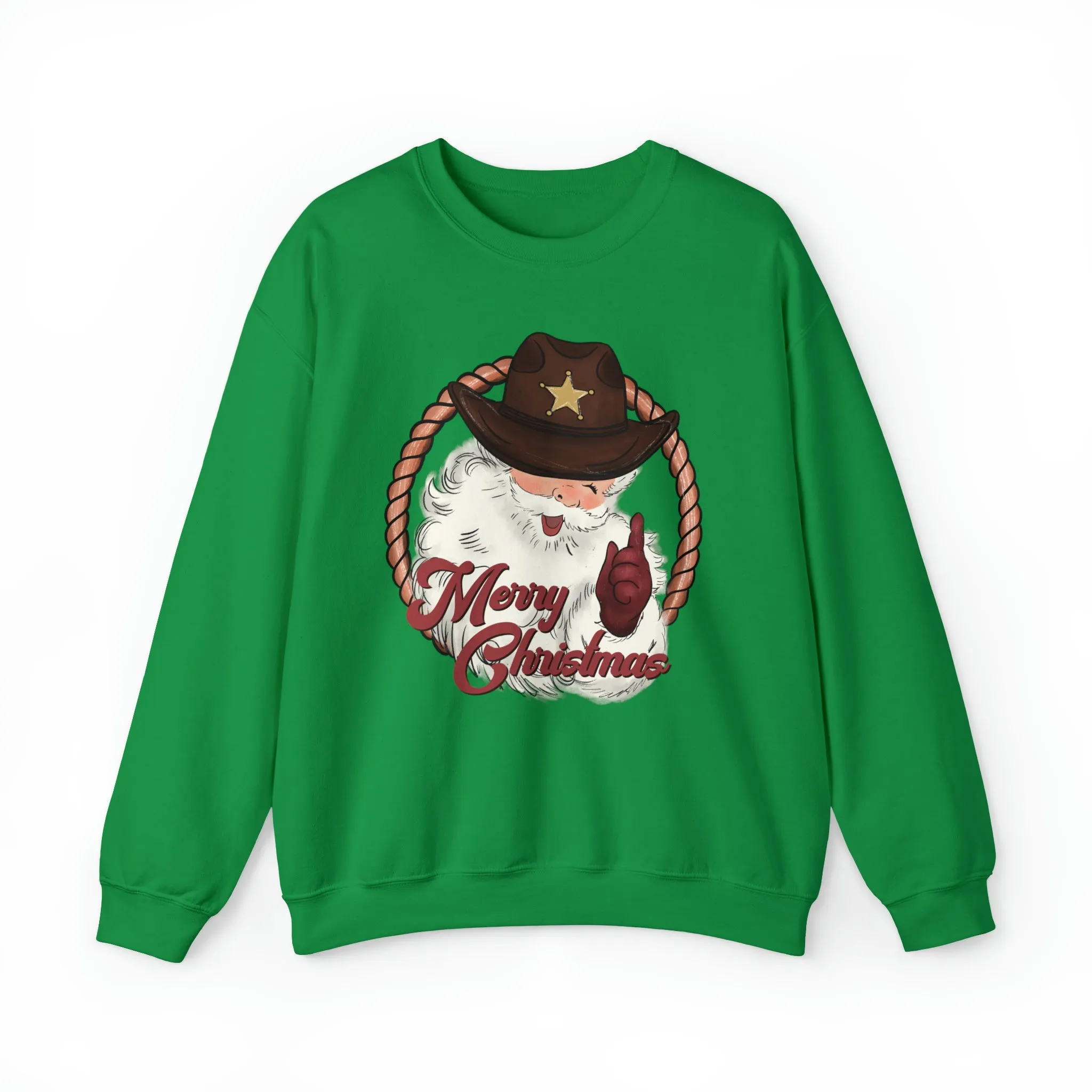 Merry Christmas Western Themed Christmas Sweater