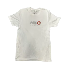 Milosport Decay Logo T Shirt in White