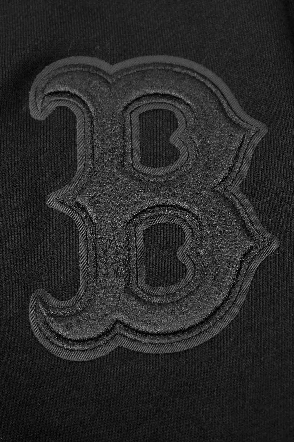 MLB BOSTON RED SOX NEUTRAL MEN'S DROP SHOULDER FLC CREWNECK (BLACK)