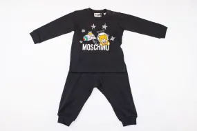 MOSCHINO BABY SHIRT AND PANTS SET WITH SPACE TOY BEAR