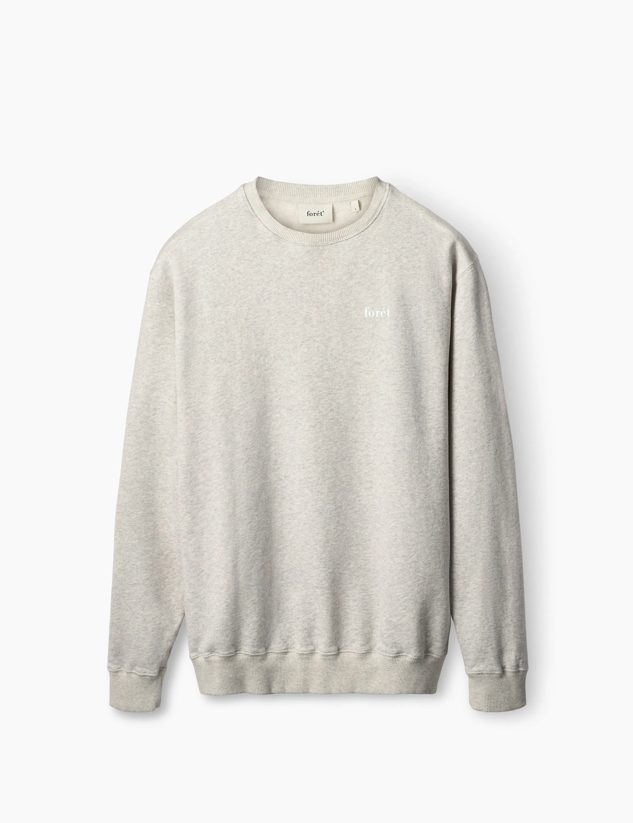 NOON SWEATSHIRT - SNOW MELANGE