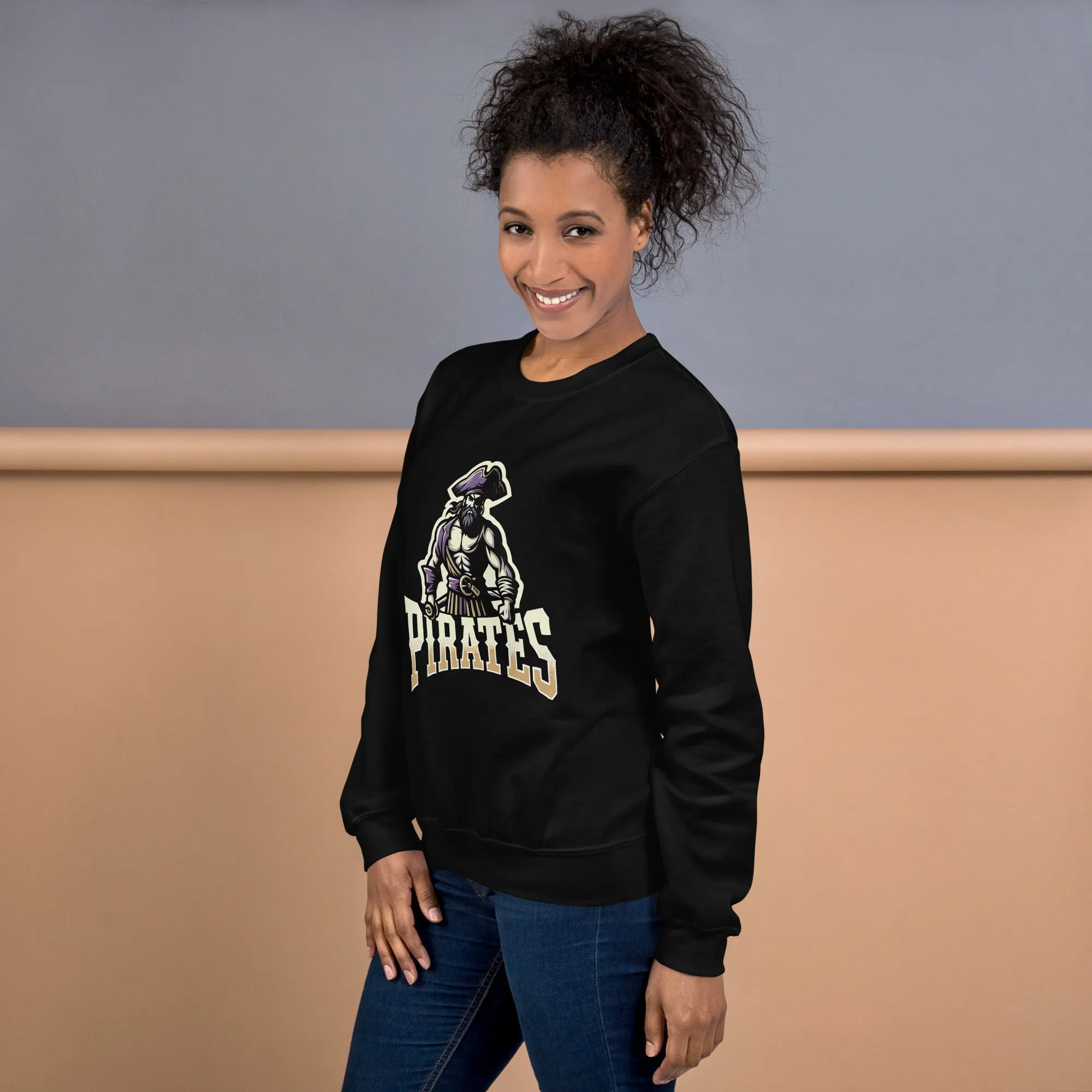 Pirates Old School Vintage College Unisex Sweatshirt