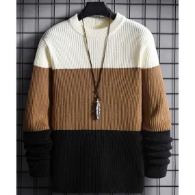 "Ribbed Cut & Sue Sweatshirt Style Knitted