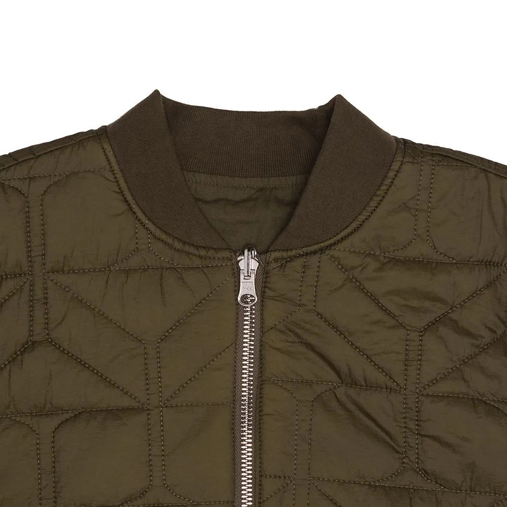 Reversible Tini Bomber - Olive