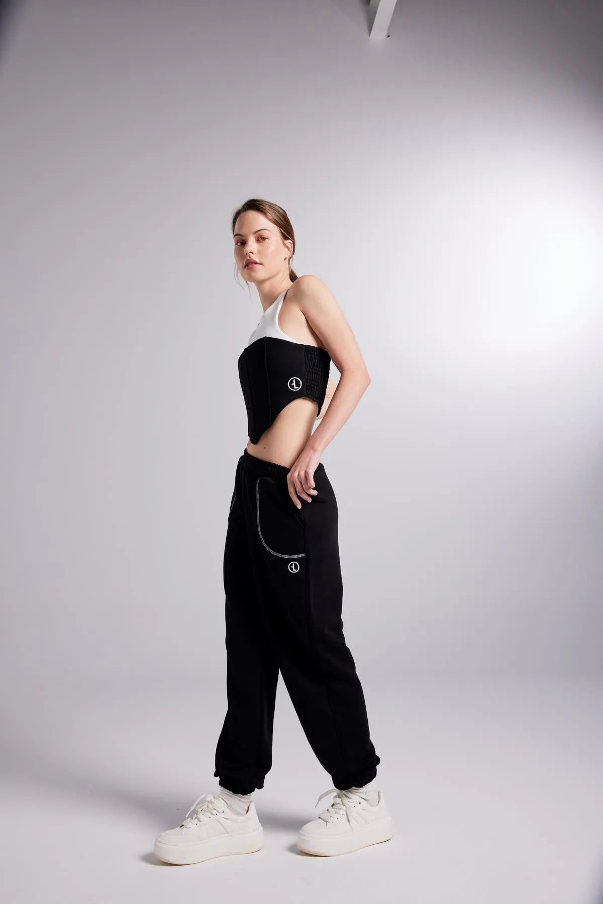 Rhode Elastis Waist Sweatpants Black