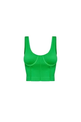 Ribbed Wire Contour Top
