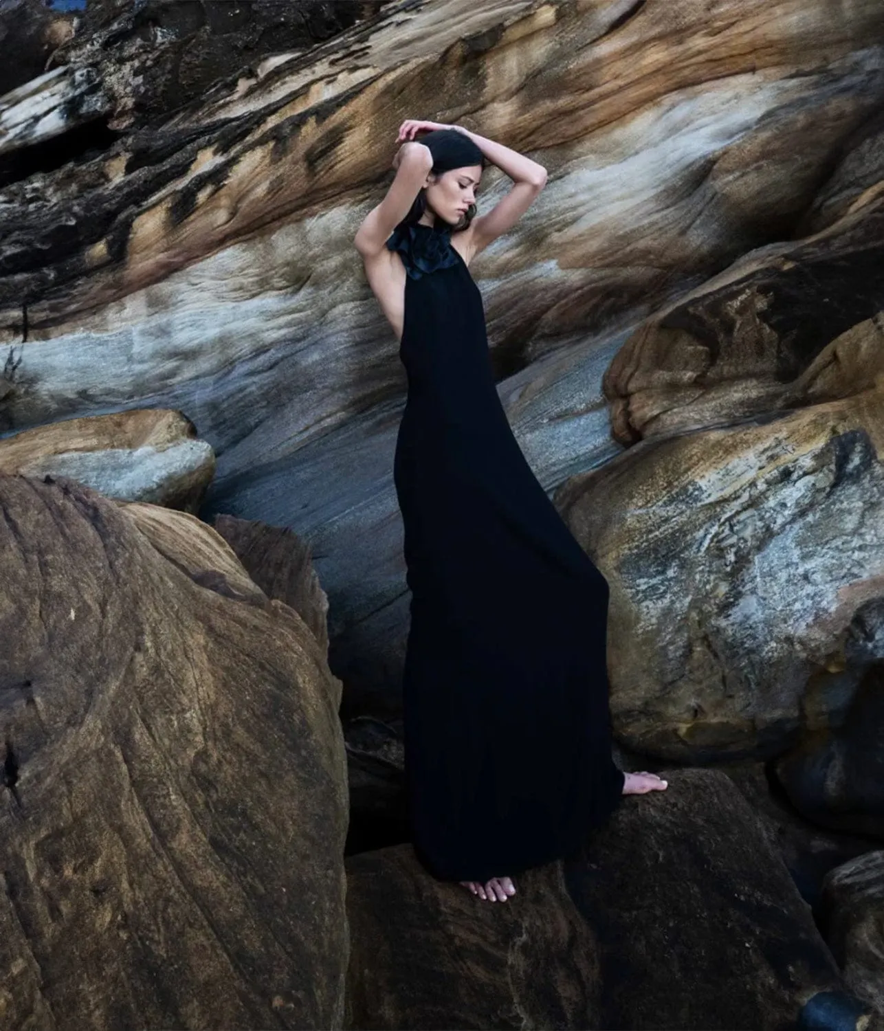 ROSA DRESS- BLACK
