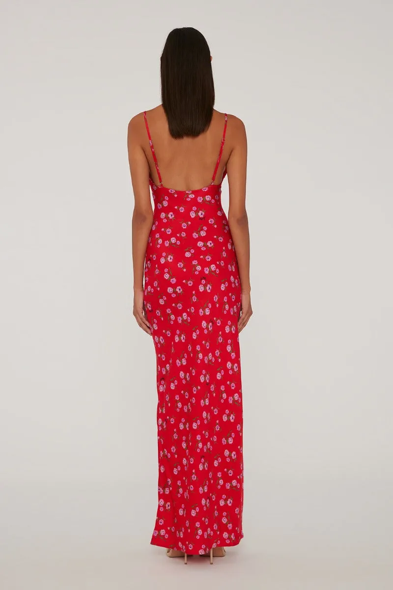 Rotate | Printed Maxi Dress