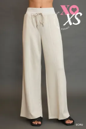 Sale Luxeknit High Waisted Sweatpants Ecru
