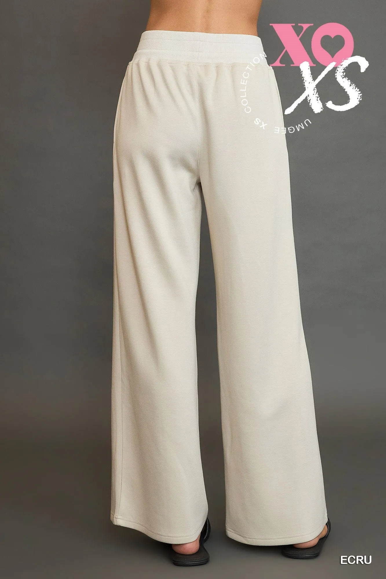 Sale Luxeknit High Waisted Sweatpants Ecru