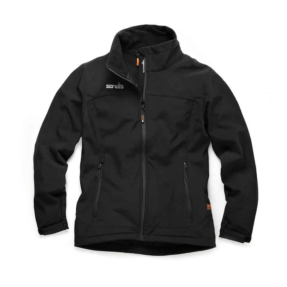 Scruffs Womens Trade Fleece-Lined Water Resistant Softshell Jacket