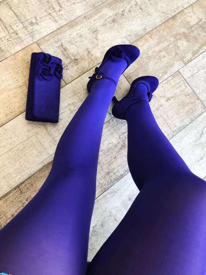 Silky Coloured Opaque 100 Denier Tights Winter Colours Collection