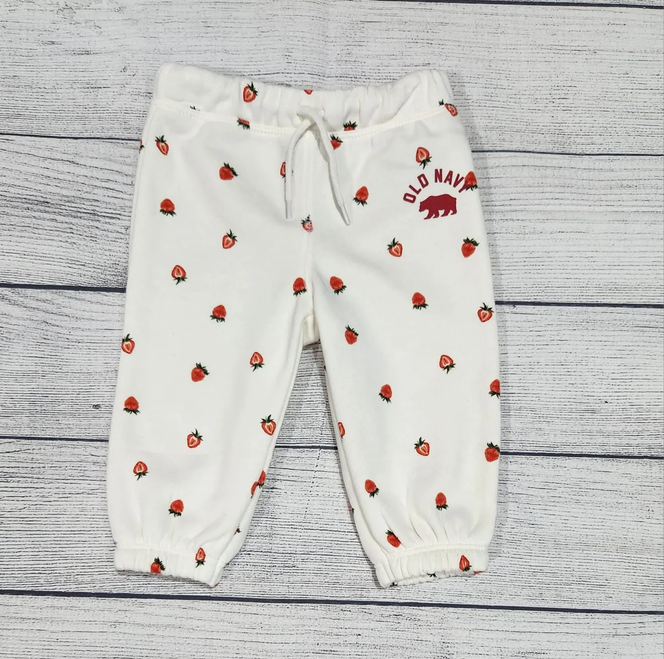 Strawberry Printed Logo-Graphic Sweatpants