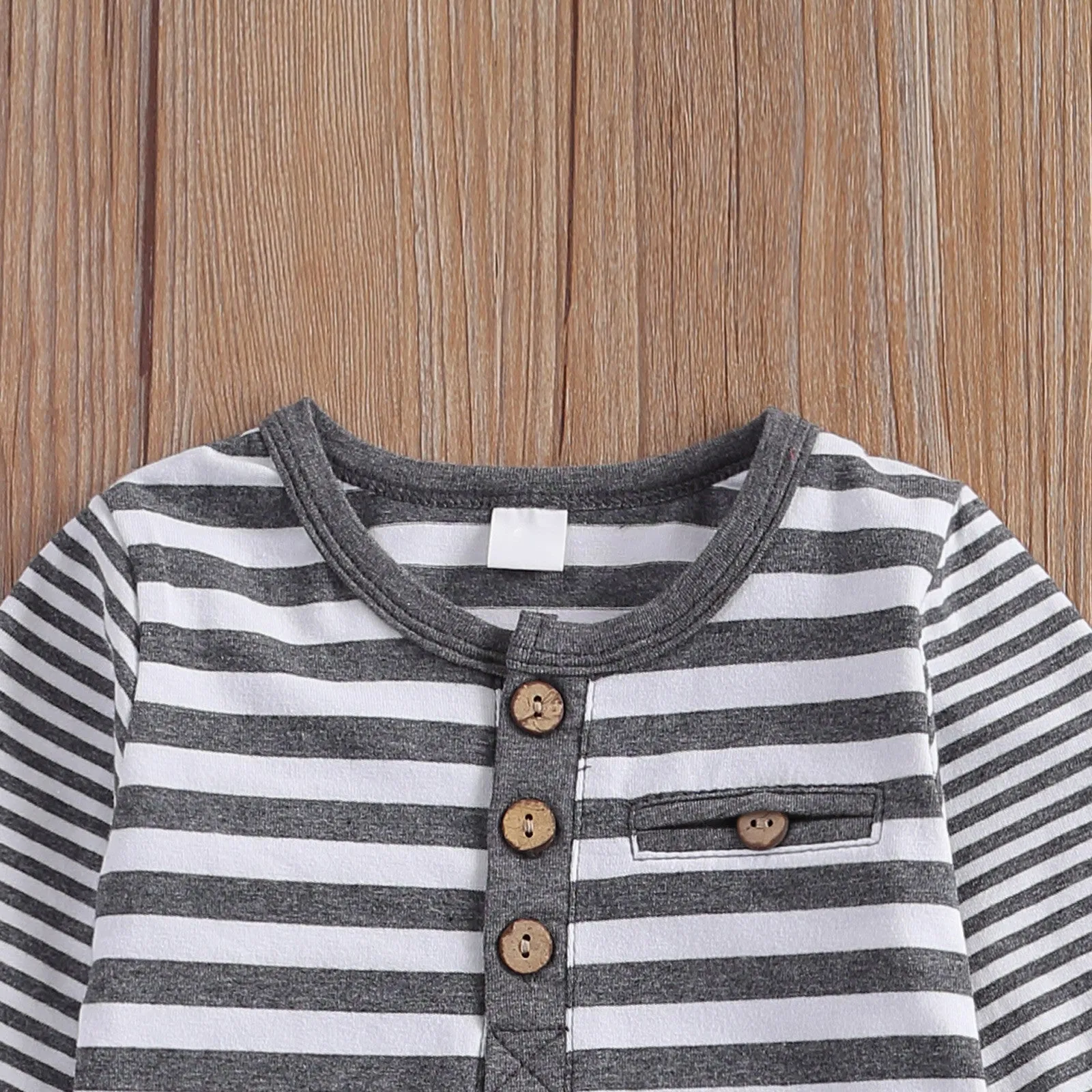 Striped Onesie & Pants Set