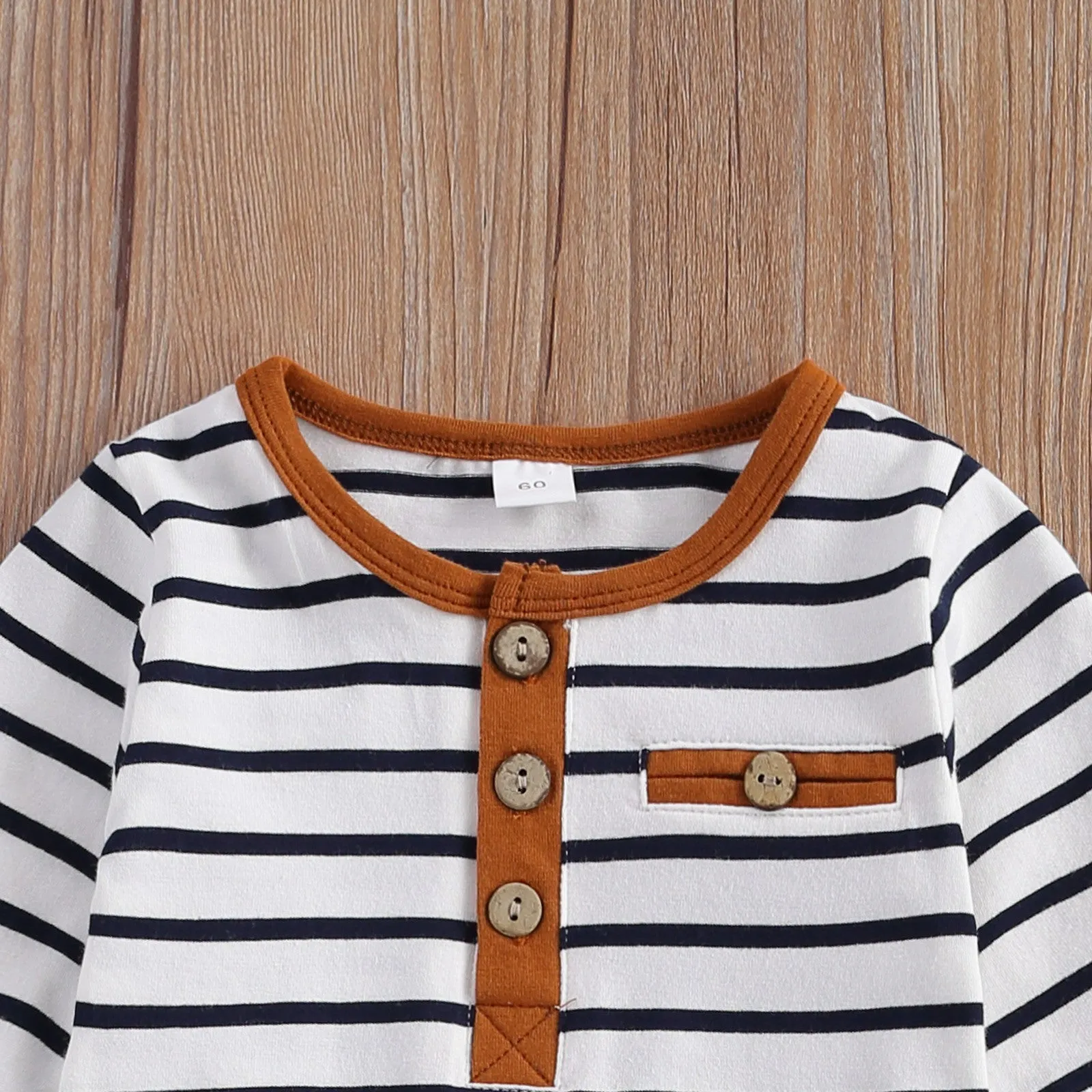 Striped Onesie & Pants Set