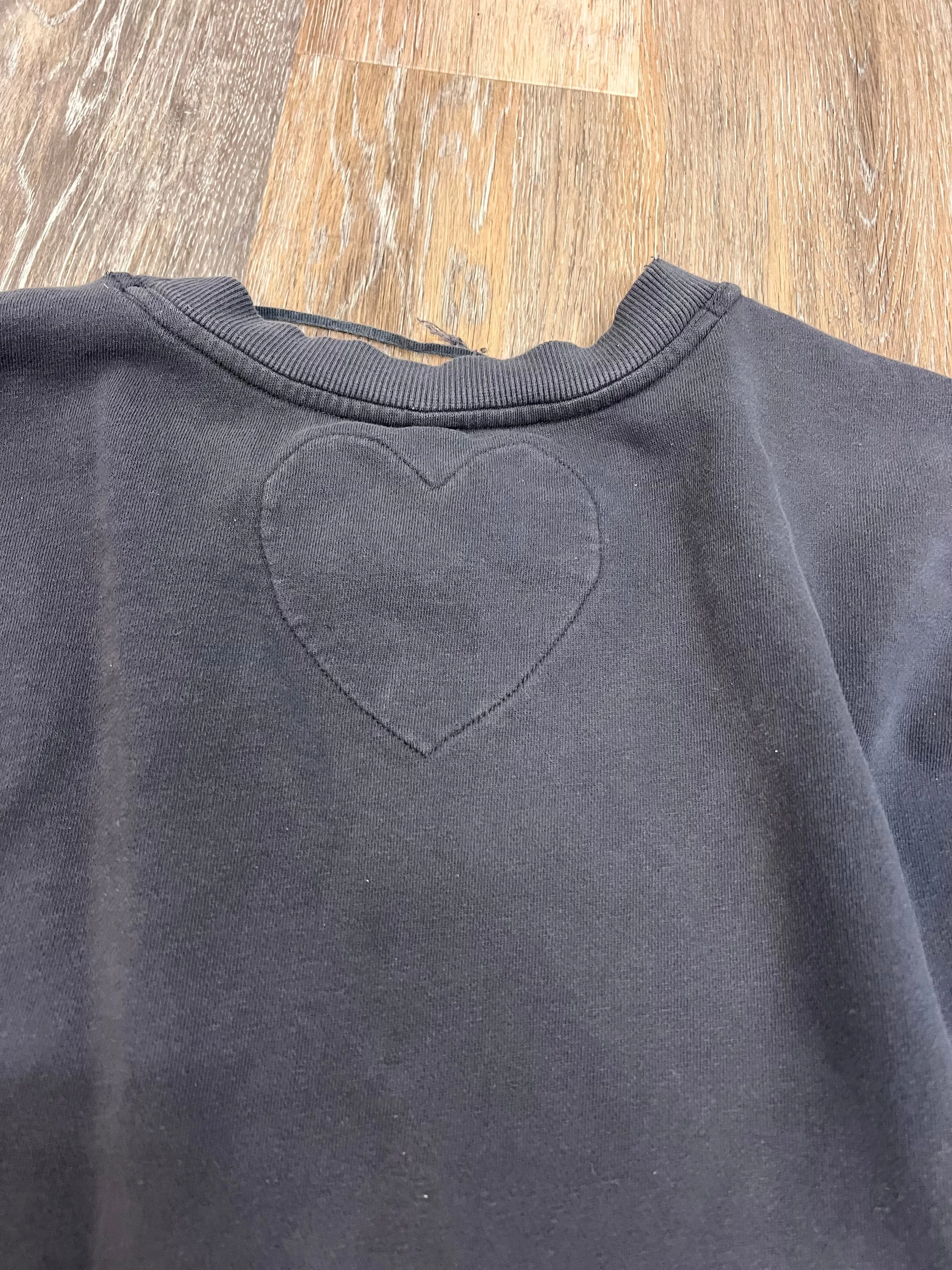 Sweatshirt Crewneck By Free People In Grey, Size: M